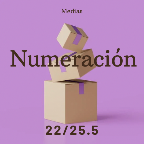 NUMERACIÓN 22/25.5