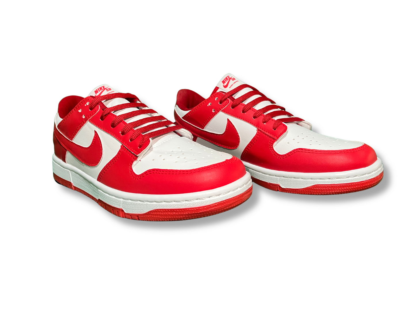 TENIS DUNK LOW ROJO BLANCO 25/28.5