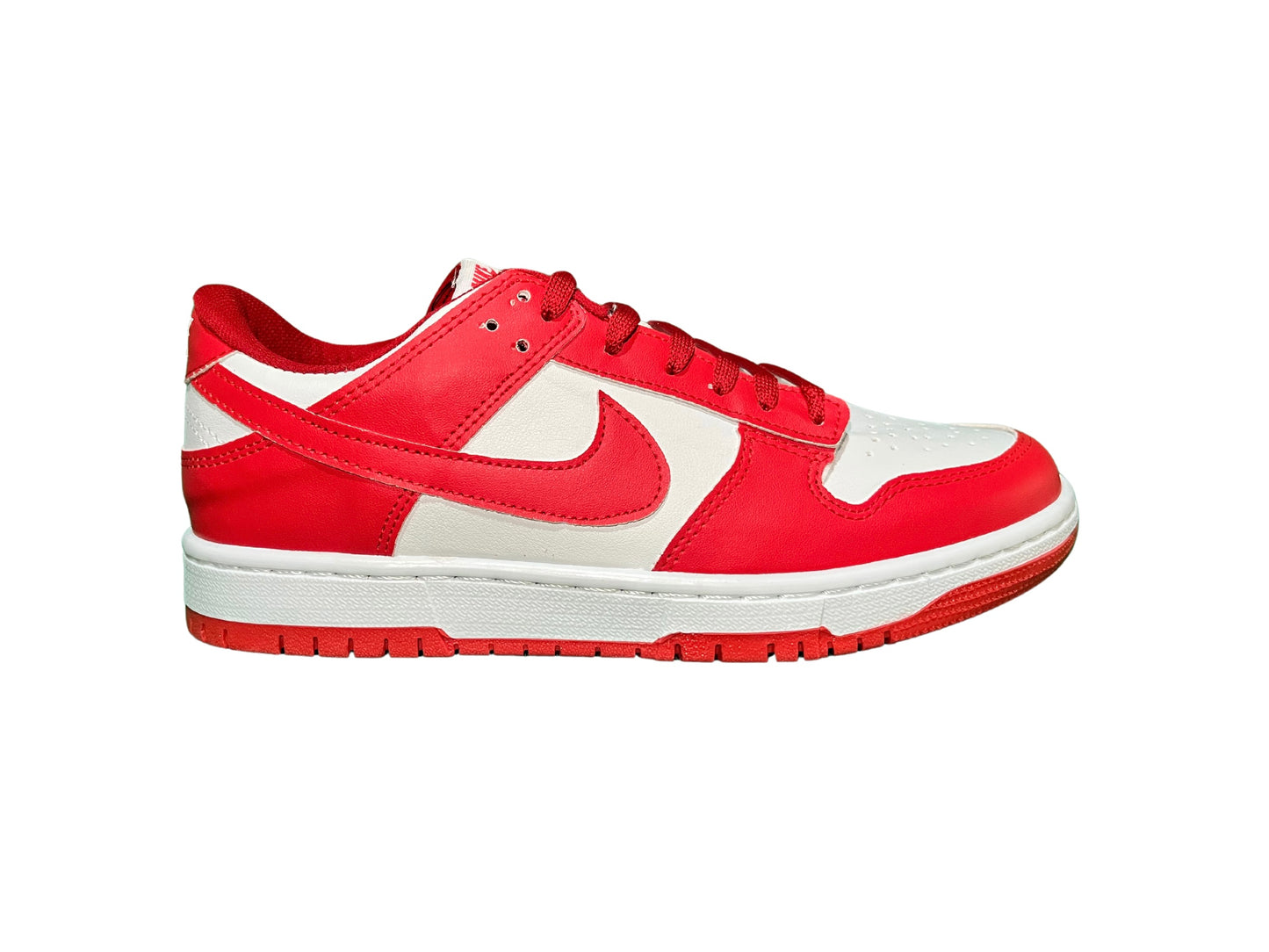 TENIS DUNK LOW ROJO BLANCO 25/28.5